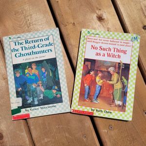 3/$20 Spooky Editions Little Apple Scholastic Vintage Children's Book Set of 2